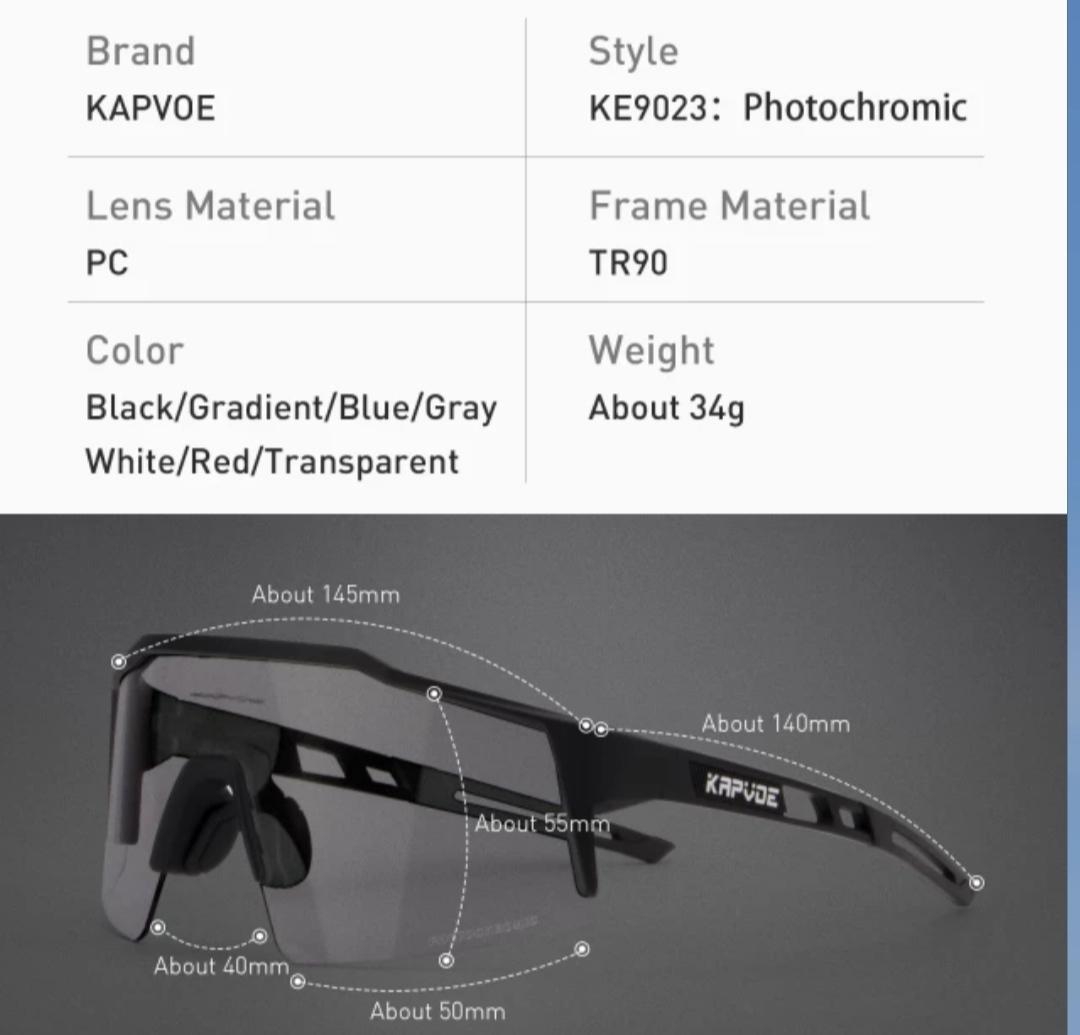 Kapvoe 2.0 Photocromatic f